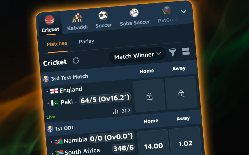 Bet on live Cricket matches with top odds on the Jeetbuzz app.