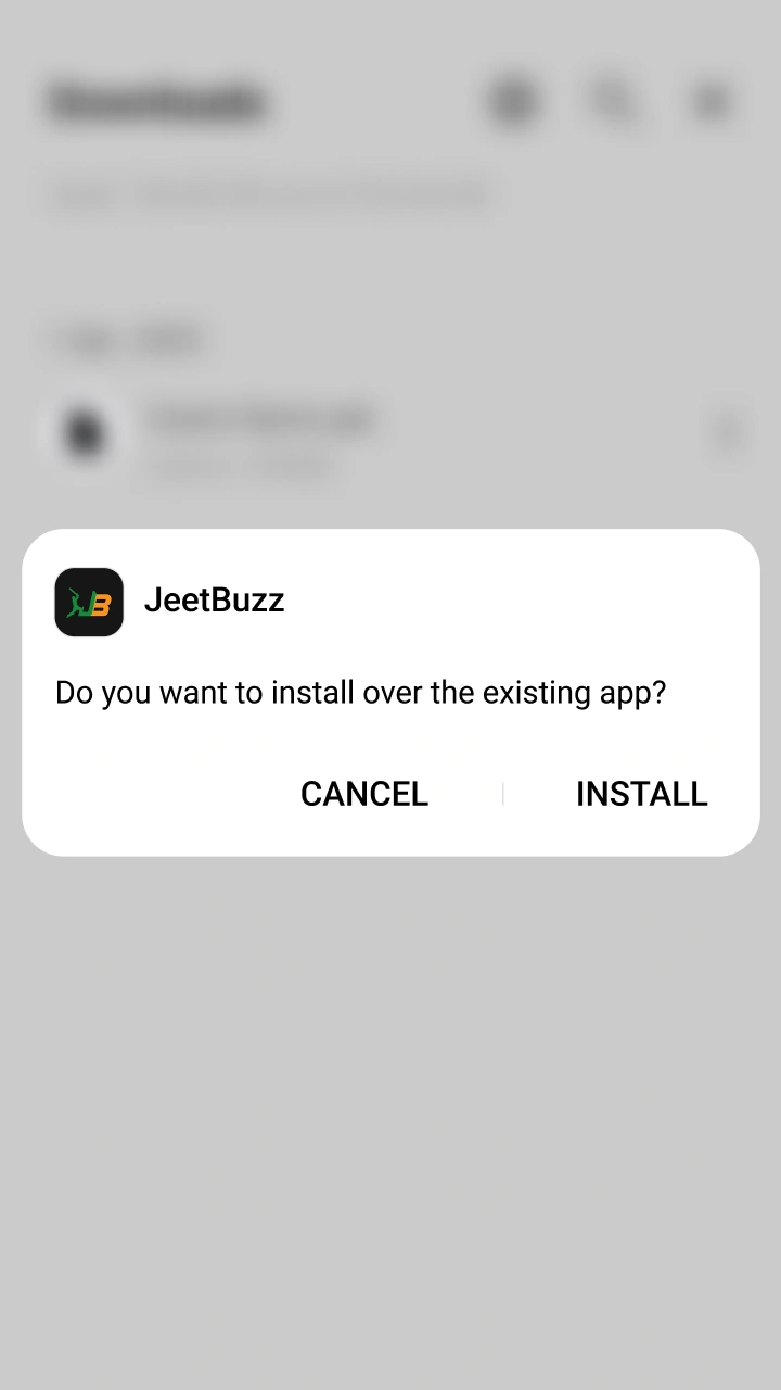 Install the update over your existing Jeetbuzz app to keep all settings intact.