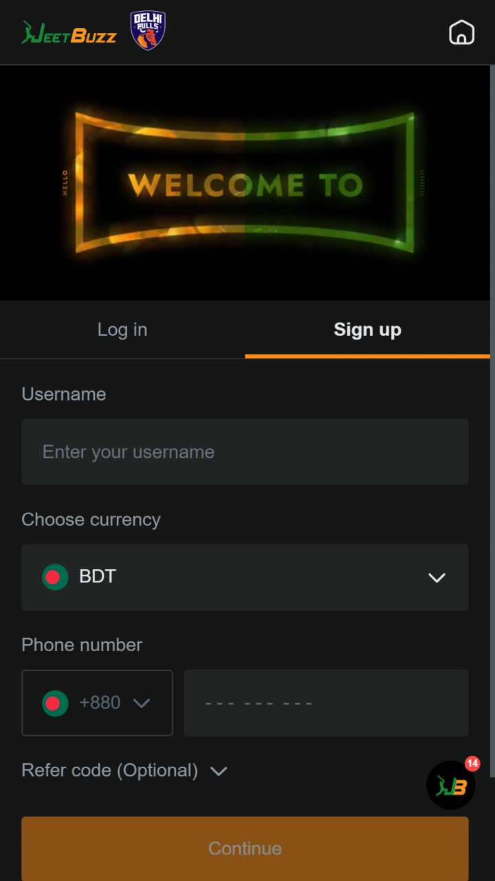 Create your account on Jeetbuzz to start playing Blackjack online.