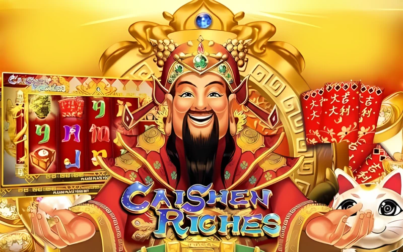 Play the rewarding Caishen Riches slot game at Jeetbuzz.