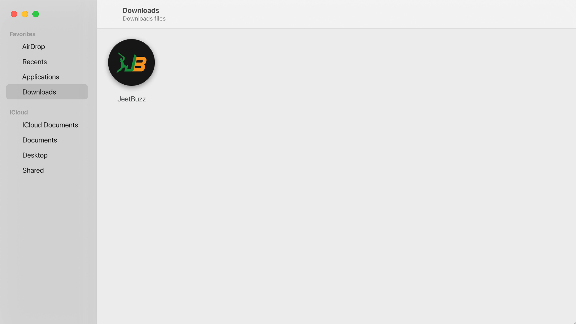 Open the downloaded file to proceed with the Jeetbuzz Mac installation.