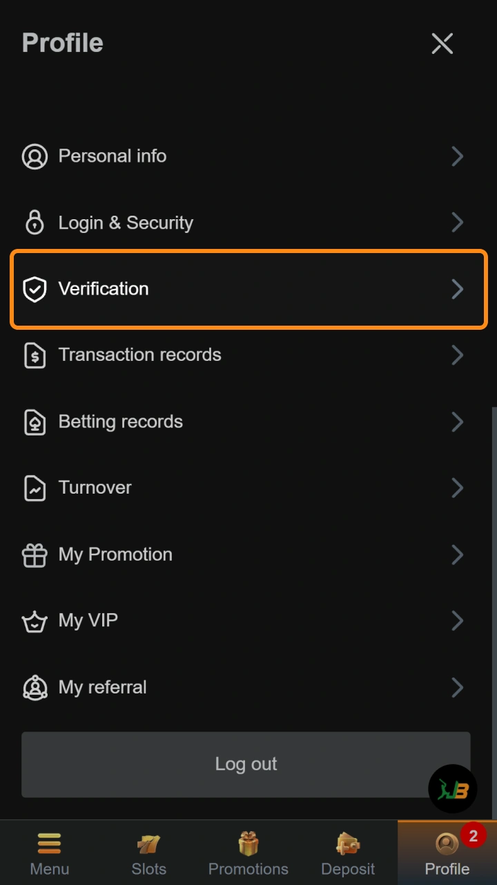 Log in to your Jeetbuzz account and navigate to the verification page to get verified.
